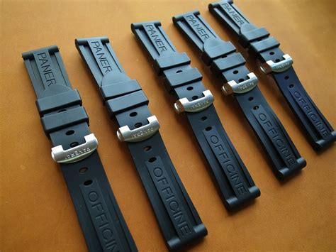 rubber strap 24mm panerai|Panerai deploy straps for sale.